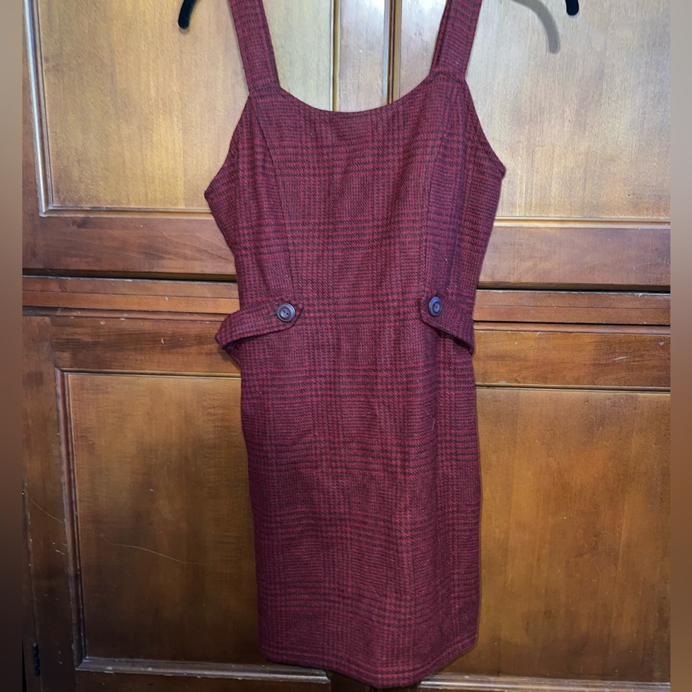 american eagle plaid dress